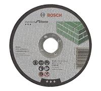 Bosch 1x PRO Stone Bonded Cutting Disc, Bore 22.23 mm | for Hollow brick building block, Marble, Ø 125 mm, Professional Accessory Small Angle Grinder
