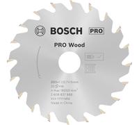 Bosch 1x PRO Wood Circular Saw Blade for Cordless Hand-Held Circular Saws (for Softwood, Hardwood, Ø mm, Professional Accessory Hand-Held Circular Saw)