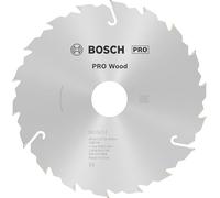 Bosch 1x PRO Wood Corded Circular Saw Blade for Hand-Held Saws | for Softwood, Hardwood, Ø 165 mm, Professional Accessory Hand-Held Corded Circular Saws