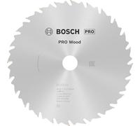 Bosch 1x PRO Wood Corded Circular Saw Blade for Hand-Held Saws | for Softwood, Hardwood, Ø 165 mm, Professional Accessory Hand-Held Corded Circular Saws