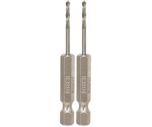 Bosch 1x PRO Wood HSS Brad Point Drill Bit (for Softwood, Hardwood, Ø 2,00 mm, Professional Accessory Drill Drivers) (Pack of 2)