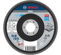 Bosch 1x PRO X571 Flap Disc, Straight Version, Fibre