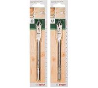 Bosch 1x Spade Bit (for softwood, Medium-Hard Wood, Hex, Ø 13,0 mm, Accessory Drill Driver) (Pack of 2)