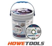 Bosch Cutting Disc PRO Thin INOX 115 mm Stainless Steel 22.23 mm Bore Pack of 100