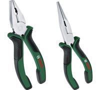 Bosch 2 Piece Combination and Long Nose Pliers Set