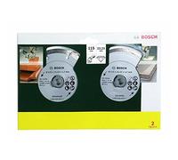 Bosch 2 x 115mm Diamond Discs (1 x Tile, 1 x Construction Material)