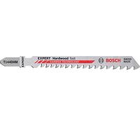 Bosch 2 x Expert 'Hardwood Fast' T 144 DHM Jigsaw Blades (for Hardwood, WPC Wood-Plastic Composites, Length 100 mm, Professional Accessories Jigsaw)