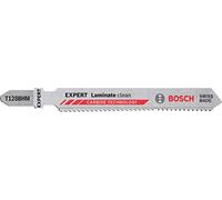 Bosch 2 x Expert Laminate Clean T128BHM Jigsaw Blades (for Compact Laminate Vinyl, PVC, HPL High Pressure Laminate Pressing Board Length 92 mm, Professional Accessories Jigsaw)