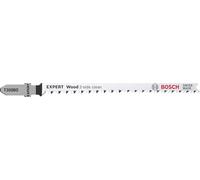 Bosch 2 x Expert Wood 2-side clean T308BO jigsaw blade (for solid wood furniture board, plywood, length 117 mm, professional accessories jigsaw)