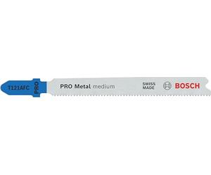 Bosch 2 x Pro Metal Medium T121AFC Jigsaw Blade (for Sheet Steel, Sheet Steel, Length 92 mm, Professional Accessories Jigsaw)