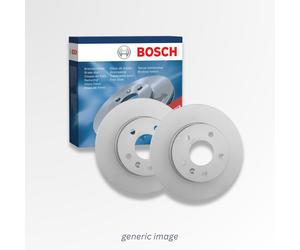 Bosch 2 x Solid Brake Discs fits Suzuki Swift III 2010-2017 1.2