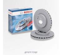 Bosch 2 x Vented Brake Discs fits Mitsubishi Grandis 2004-2011 2.0 2.4