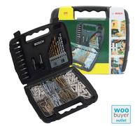 Bosch 200pcs Drill Set Mixed Titanium Set Plugs Kit Screw Set Bit Kit