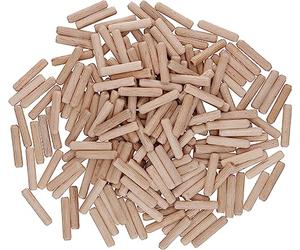 Bosch 200x Dowels (for all wooden round dowels joints, Ø 6 x 30 mm, Accessory Drill Dirver)