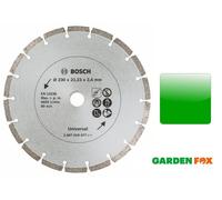 BOSCH 230mm DIAMOND BLADE Universal 2607019477 3165140415958 ZTA1 O320