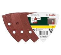 Bosch 25 Delta Sanding Sheets Mixed, 60-240 Grit