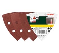 Bosch 25 Delta Sanding Sheets Mixed, 60240 Grit