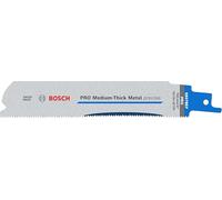 Bosch 25 x PRO Medium-Thick Metal S937BEF Precise Reciprocating Saw Blades (for Pipes and Profiles Made of Metal, Non-Ferrous Metals, Length 150 mm, Professional Accessories Reciprocating Saw)