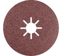 Bosch 25x EXPERT R781 Prisma Fibre Disc, 180 mm | for Steel, Stainless steel, Grit 80, Professional Accessory Large Angle Grinder