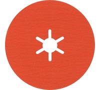 Bosch 25x EXPERT R782 Prisma Ceramic Fibre Discs (for Steel, Stainless steel sheets, Ø 100 mm, Grit 120, Professional Accessory Small Angle Grinder)