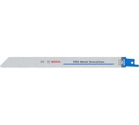 Bosch 25x PRO Metal S1125VF Demolition Reciprocating Saw Blade (for Metal pipes and profiles, Non-ferrous metals, Length 225 mm, Professional Accessory Reciprocating Saw)
