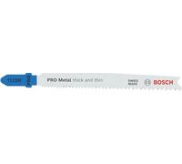 Bosch 25x PRO Metal Thick and Thin T123XF Jigsaw Blade | for Steel sheets, Metal pipes and profiles, Length 100 mm, Professional Accessory Jigsaw