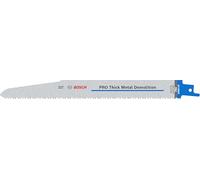 Bosch 25x PRO Thick Metal S1130CF Demolition Reciprocating Saw Blade | for Metal pipes and profiles, Non-ferrous metals, Length 225 mm, Professional Accessory Reciprocating Saw