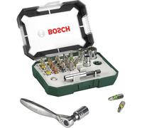 Bosch 26pc. Screwdriver Bit and Ratchet Set (PH-, PZ-, Hex-, T-, S-Bit, Accessories Drill and Screwdriver)