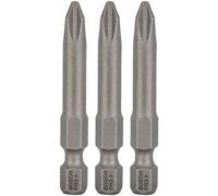 Bosch 2607001528 PH2 3-PC Extra Hard 49mm Driver Bits- you get 5