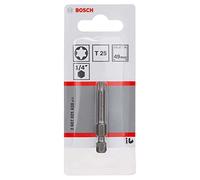 Bosch Extra Hard Torx Screwdriver Bit T25 50mm Pack of 1