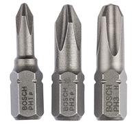 Bosch 2607001752 25 mm Screwdriver Bits (3-Piece)