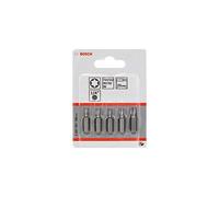Bosch 2607001768 25 mm Screwdriver Bit (Pack of 5)