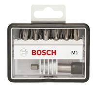 Bosch 2607002563 25 mm Extra Hard Robust Line Screwdriver Set Plus a Magnetic Holder (12-Piece)