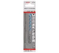 Bosch 2607002778 Multi-Purpose Drill Bits, Hex-9 Multi Construction, 7mm x 50mm x 100mm, Silver/Blue