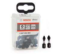 Bosch 2607002803 PH2 Impact Control Screwdriver Bits, Pack of 25
