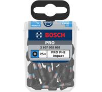 Bosch 2607002803 PH2 Impact Control Screwdriver Bits (Pack Of 25)
