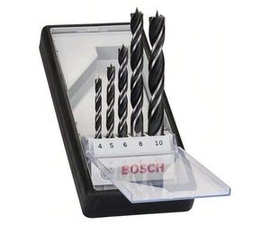 Bosch 2607010527 Robust Line Wood Drill Bit Set 5-Piece Sizes 4-10mm