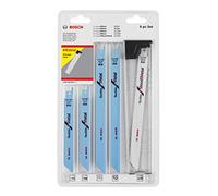 Bosch 6-Piece Reciprocating Saw Blade Set (For Wood And Metal) (To Fit: Bosch Advancedrecip 18 & Psa 700 E Reciprocating Saws)