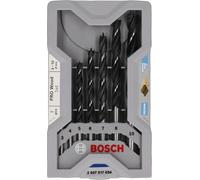 Bosch 2607017034 Professional 7-Piece Robust Line Brad Point Drill Bit Set (for Wood, Accessories for Drill Drivers) , Black/Silver , 14.1 x 8.3 x 2 cm
