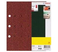 Bosch 2607017108 Sanding Sheet-Set for Orbital Sanders, 0 V, Red, 93 x 230 mm
