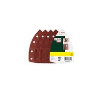 Bosch 2607017112, Sanding Sheet Set (Different Materials, Grit Size 40/80/120/180, 11 Holes, Accessories for Multi-Sanders), Red, 25 Count (Pack of 1)