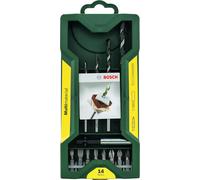 Bosch 2607017161 "Mini X-Line" Multi-Purpose Drill Bit Set, Silver/Black, Set o