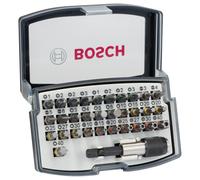 Bosch 2607017319 Professional 32-Piece Screwdriver Bit Set (Extra Hard Screwdriver Bit, Drill Driver and Screwdriver Accessories) , Silver , 13cm x 6.7cm x 4.5cm