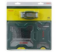 Bosch 2607017333 Mixed Drill Bit Set (15-Piece) Plus Screwdriver Bit Set (25-Piece) Plus Folding Hex Tool