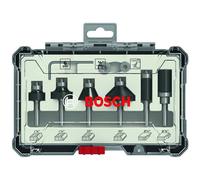 Bosch 2607017470 Edge Trimmer Set 1/4" Shank 6-Piece Robust Long-L...