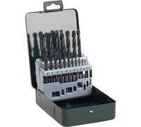 Bosch 2607019435 Twist Drill Set HSS-R DIN 338 Straight Shank 1 - 10mm 19-pcs