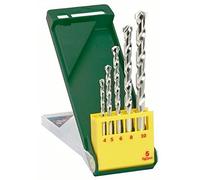 Bosch 2607019438 Carbide Masonry Drills Set Straight Shank 4 to 10...