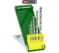 Bosch 2607019438 4/5/6/8/10 mm Masonry Drill Bit Set (5-Piece)