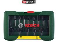 Bosch DIY 15tlg. Fräser-Set HM (1/4'-Schaft)