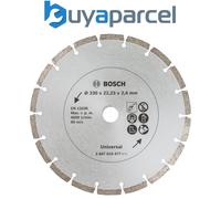 Bosch 2607019479 Diamond Cutting Disc For Building Materials 230 mm Twin Pack